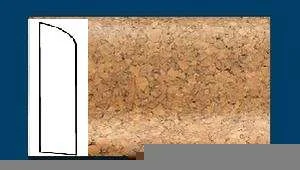 Плинтус пробковый ArtCorkDesing С 106 (Колер 8) 10х60х910 мм в Каменске-Уральском