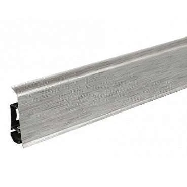 Плинтус пластиковый Arbiton INDO70 17 Алюминий 2,5 м в Каменске-Уральском