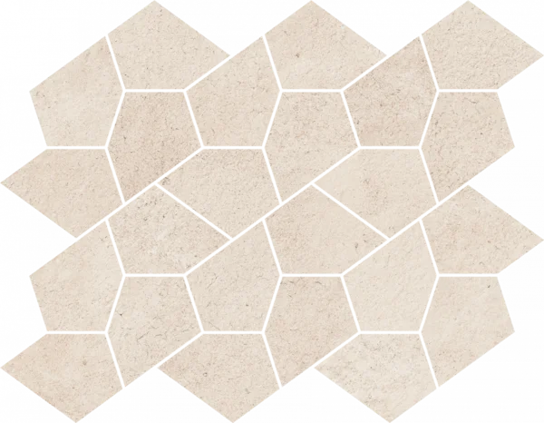 Керамогранит Italon Этернум Сноу Мозаика Калейдо 35.6х27.6 (Натуральная) в Каменске-Уральском