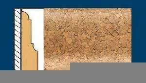 Плинтус пробковый ArtCorkDesing С 103 (Колер 8) 12х65х910 мм в Каменске-Уральском