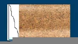 Плинтус пробковый ArtCorkDesing С 105 (Колер 8) 18x45x910 мм в Каменске-Уральском