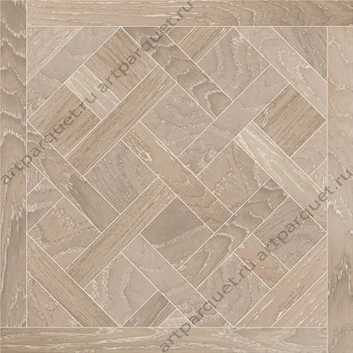 Модульный паркет Кочанелли Версаль Дуб Светлый 600*600*15 мм фаска в Каменске-Уральском