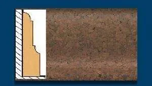 Плинтус пробковый ArtCorkDesing С 103 (Колер 11) 12х65х910 мм в Каменске-Уральском