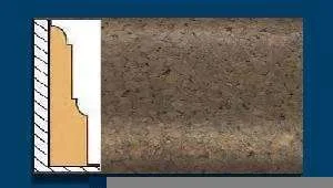 Плинтус пробковый ArtCorkDesing С 103 (Колер 7) 12х65х910 мм в Каменске-Уральском
