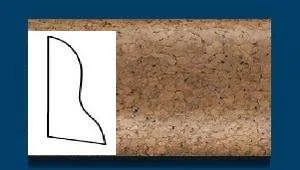 Плинтус пробковый ArtCorkDesing С 102 (Колер 9) 20x40x910 мм в Каменске-Уральском
