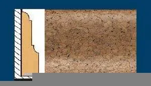 Плинтус пробковый ArtCorkDesing С 103 (Колер 9) 12х65х910 мм в Каменске-Уральском