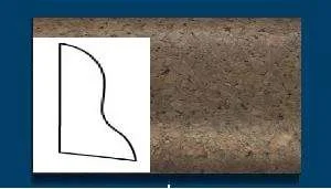 Плинтус пробковый ArtCorkDesing С 102 (Колер 7) 20x40x910 мм в Каменске-Уральском