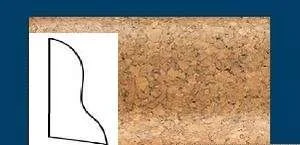 Плинтус пробковый ArtCorkDesing С 102 (Колер 8) 20x40x910 мм в Каменске-Уральском
