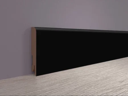 Плинтус MDF Bonkeel 24032 Чёрный Софт (100х16х2400 мм) в Каменске-Уральском