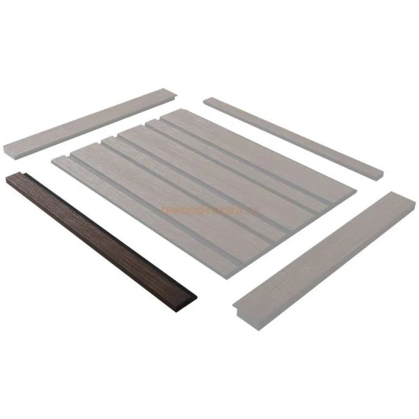 Финишный молдинг LF124A BR396K правый декорированный (42х12х2700мм) в Каменске-Уральском