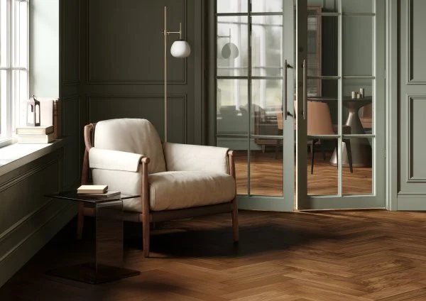 Паркетная доска Quartz Parquet Штучный паркет Орех Американский 44-400-29 в Каменске-Уральском