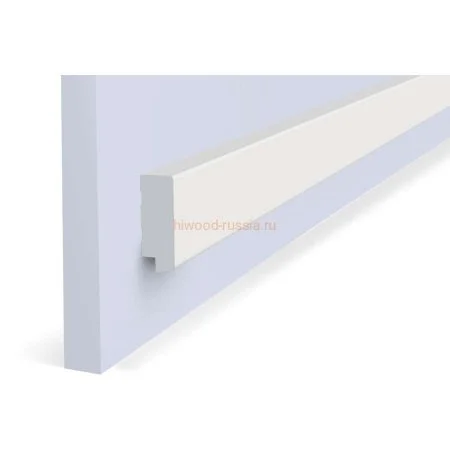 Финишный молдинг LF124B NP левый белый (31х12х2700мм) в Каменске-Уральском