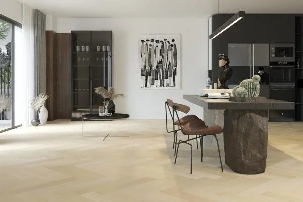 Паркетная доска Quartz Parquet Английская Ёлка Дуб Испанский 33-404 в Каменске-Уральском