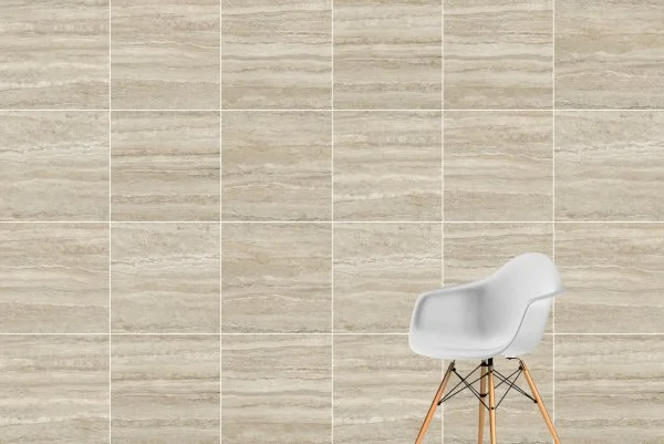 Керамогранит Vitra CityStone Травертин Линейный 60х60 (Натуральная и Реттифицированная) в Каменске-Уральском