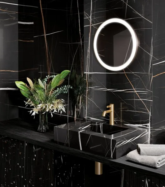 Керамогранит Italon Шарм Делюкс Сахара Нуар 80х80 (Натуральная и реттифицированная) в Каменске-Уральском