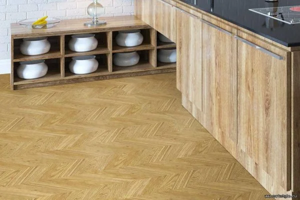 Пробковое покрытие CorkStyle Chevron Gold (1235*305*6 мм) HC в Каменске-Уральском