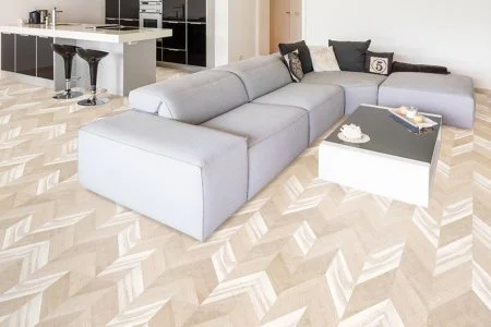 Пробковое покрытие CorkStyle Chevron Creme в Каменске-Уральском