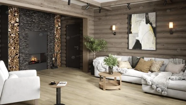 Кварц-виниловая плитка Alpine Floor Premium XL Дуб Сливочный ЕСО 7-19, 8 мм. 43 класс в Каменске-Уральском