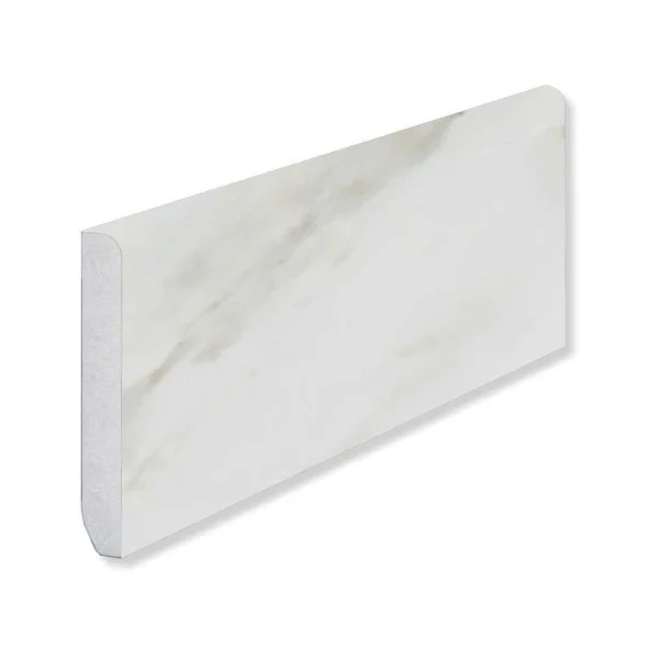 Кварцевый плинтус Fargo 6089-1 Белый Мрамор 80х11х2200 мм в Каменске-Уральском