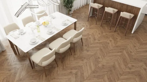 Кварц-виниловая плитка Alpine Floor Chevron Гевуина ECO 20-10 (2,5 мм. 43 класс) в Каменске-Уральском