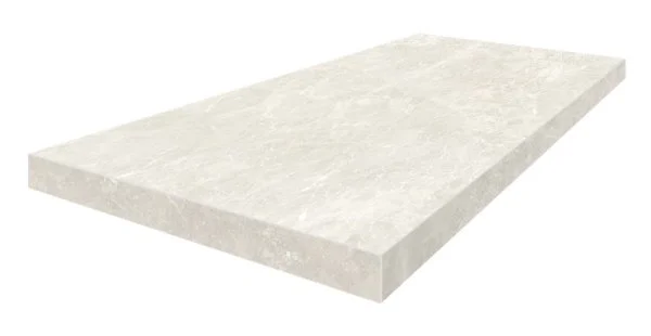 Керамогранит Coliseum Да Винчи Уайт Ступень угловая левая (Натуральный, 33х60) в Каменске-Уральском