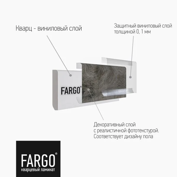 Кварцевый плинтус Fargo 68S455 Агат Маренго 80х11х2200 мм в Каменске-Уральском