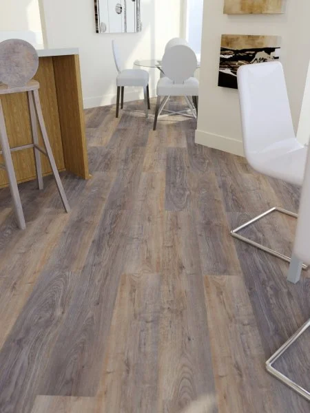 Кварц-виниловая плитка FineFloor Light Дуб Борда FF-1333 в Каменске-Уральском