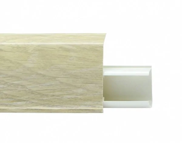 Пластиковый плинтус Royce №508 Серый Опем (55х23х2200мм) в Каменске-Уральском