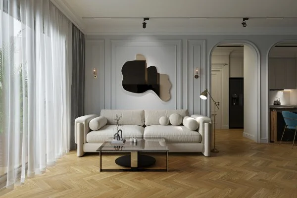 Паркетная доска Quartz Parquet Штучный паркет Вяз Кенигсберг 44-550-62 в Каменске-Уральском