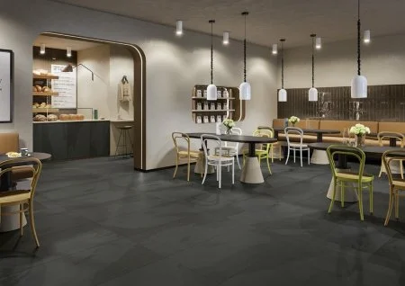 Керамогранит Coliseum Ардезия Блэк 60х120 (Натуральный и Реттифицированный) в Каменске-Уральском