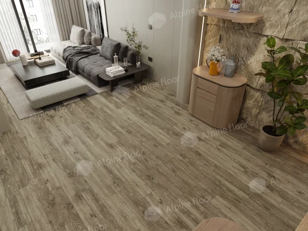 Каменно-полимерная плитка Alpine Floor Grand Sequoia Village Венге Грей ECO 11-807 4мм, 43 класс в Каменске-Уральском