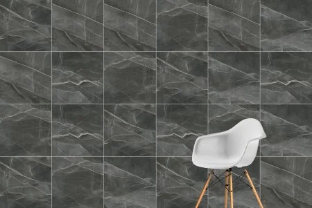 Керамогранит Vitra SityMarble Калакатта Блэк 60х60 (Лаппатированная и Реттифицированная) в Каменске-Уральском
