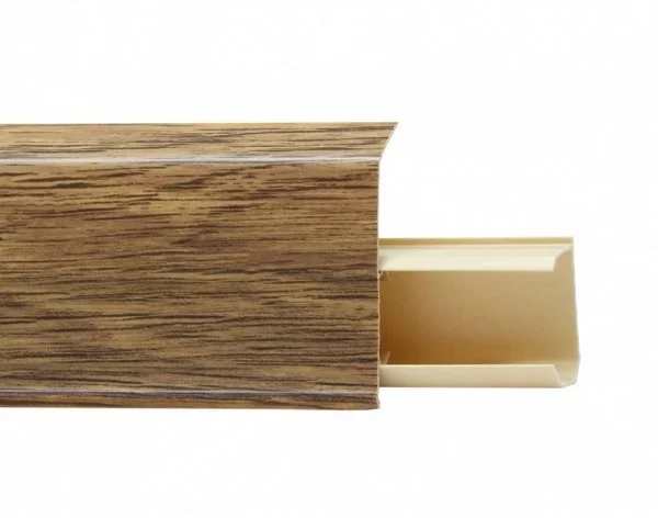 Пластиковый плинтус Royce №529 Сиена (55х23х2200мм) в Каменске-Уральском