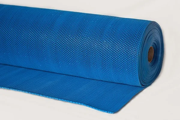 Грязезащитное рулонное покрытие ЗигЗаг Синий 4,5 мм (1,2 м) Китай в Каменске-Уральском