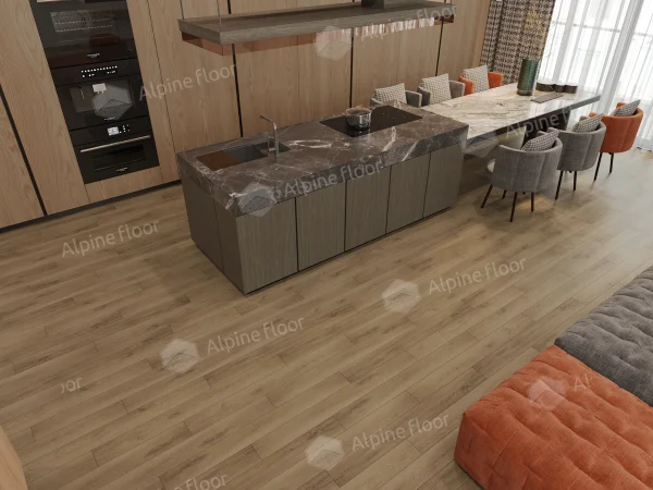 Каменно-полимерная плитка Alpine Floor Grand Sequoia Village Вайпуа ECO 11-1907 4мм, 43 класс в Каменске-Уральском