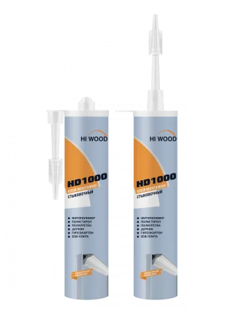 Монтажно-стыковочный клей HiWood HD1000 Белый 280 ml в Каменске-Уральском