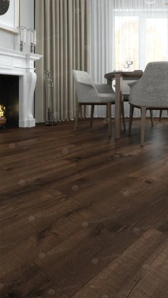 Каменно-полимерная плитка Alpine Floor Real Wood Дуб Мокка ECO 2-2, 6 мм 43 класс в Каменске-Уральском