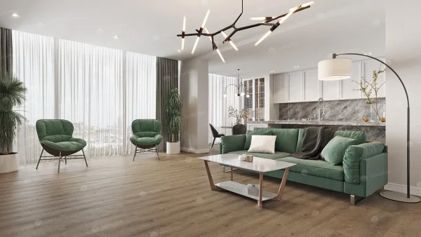 Каменно-полимерная плитка Alpine Floor Solo Ларгетто ECO 14-3, 3,5 мм 34 класс в Каменске-Уральском