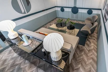 Пробковое покрытие CorkStyle Chevron Silver в Каменске-Уральском