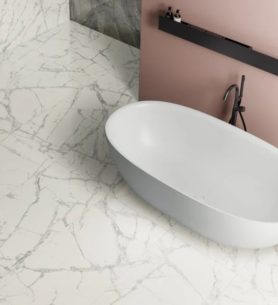 Керамогранит Italon Шарм Делюкс Инвизибл Уайт 60х120 (Паттинированная и реттифицированная) в Каменске-Уральском