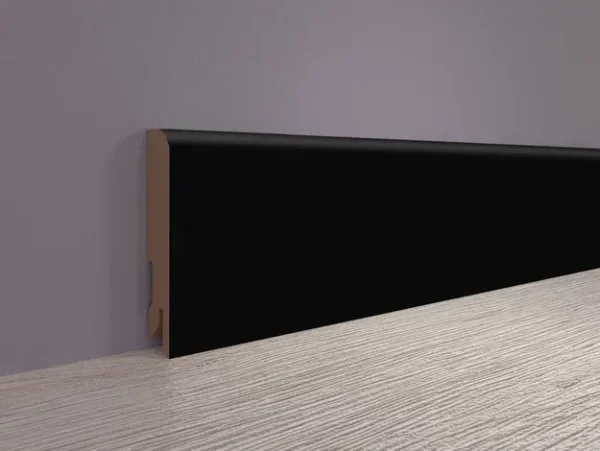 Плинтус MDF Bonkeel 24032 Чёрный Софт (100х16х2400 мм) в Каменске-Уральском