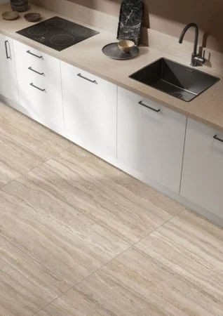 Керамогранит Vitra CityStone Травертин Линейный 60х120 (Натуральная и Реттифицированная) в Каменске-Уральском