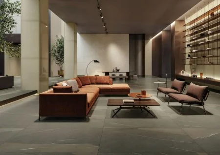 Керамогранит Italon Метрополис Аркадиа Браун 80х160 (Натуральная и Реттифицированная) в Каменске-Уральском