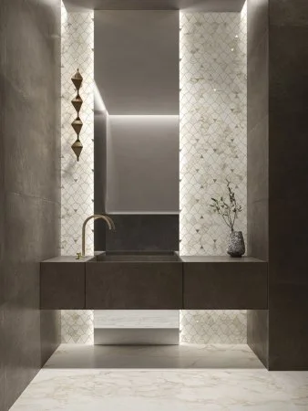 Керамогранит Italon Этернум Кофи 60х120 (Натуральная и Реттифицированная) в Каменске-Уральском