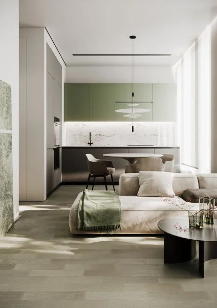 Паркетная доска Quartz Parquet Штучный паркет Дуб Лунный 44-1258-08 в Каменске-Уральском