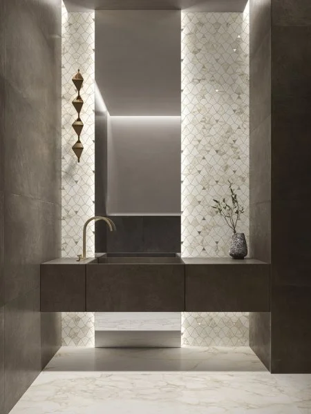 Керамогранит Italon Этернум Каррара Мозаика Вертекс 25.8х30 (Натуральная) в Каменске-Уральском