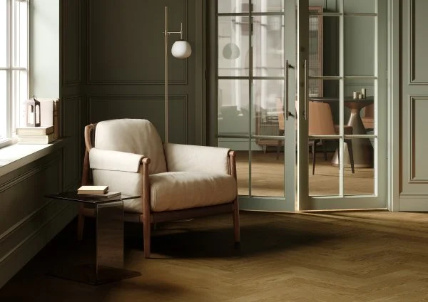 Паркетная доска Quartz Parquet Штучный паркет Дуб Кедровый Латте 44-1258-59 в Каменске-Уральском