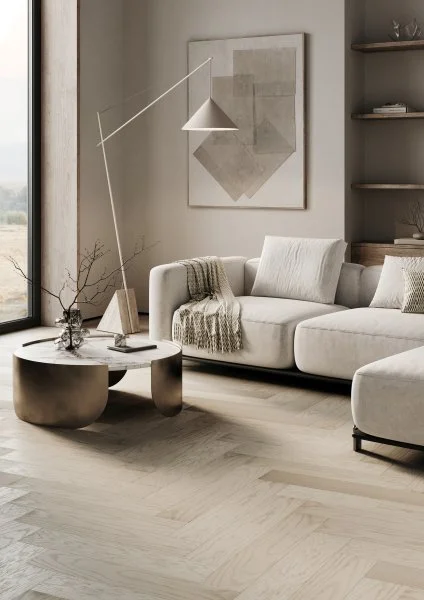 Паркетная доска Quartz Parquet Английская Ёлка Дуб Песочный 33-408 в Каменске-Уральском