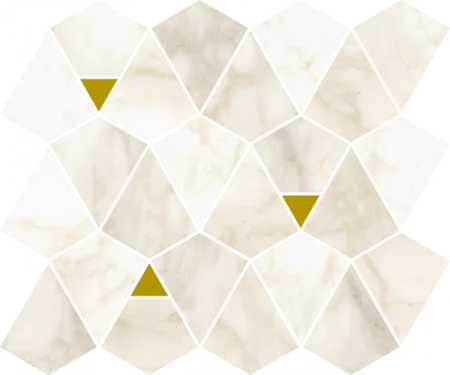 Керамогранит Italon Этернум Каррара Мозаика Вертекс 25.8х30 (Натуральная) в Каменске-Уральском