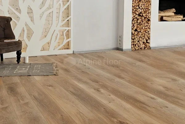 Кварц-виниловая плитка Alpine Floor Premium XL Дуб Природный Изысканный ЕСО 7-6, 8 мм. 43 класс в Каменске-Уральском